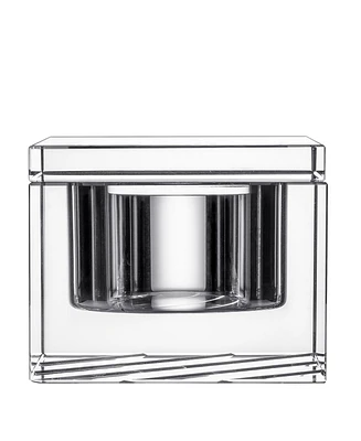 Orrefors Stripe Covered Box w/Lid
