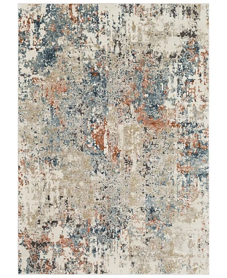 Livabliss Pune Pun-2302 Teal 5'3" x 7'3" Area Rug