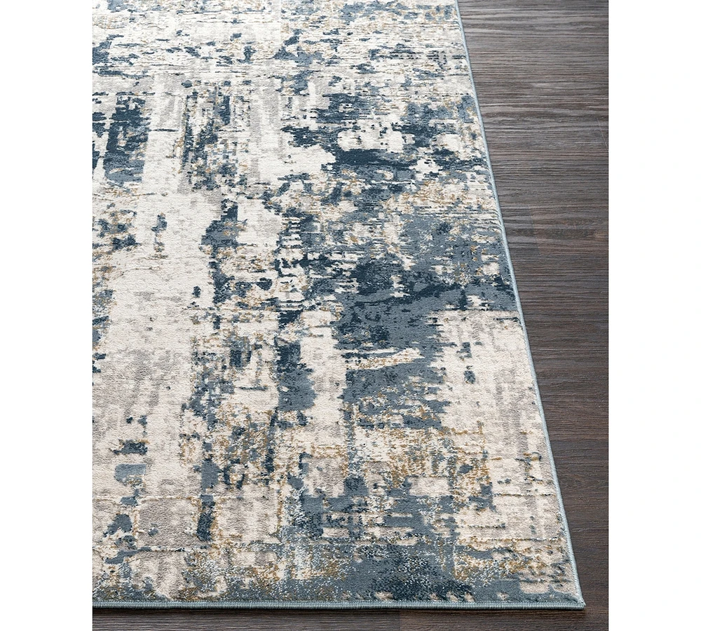 Livabliss Quatro Qua-2303 Denim 6'7" x 9'6" Area Rug