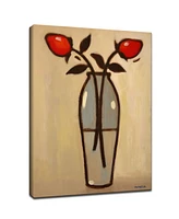 Ready2HangArt 'Conservative Rose Ii' Floral Canvas Wall Art - 30" x 20"