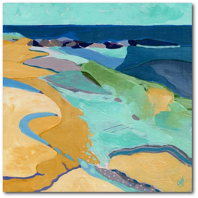 Courtside Market Seaside Gallery-Wrapped Canvas Wall Art - 16" x 16"