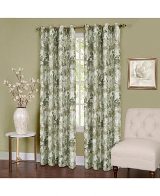 Achim Tranquil Lined Grommet Window Curtain Panels