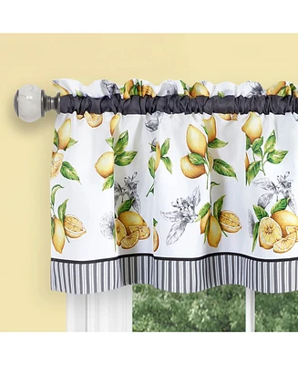 Achim LemonDrop Tier & Valance Set, 58" x 24"