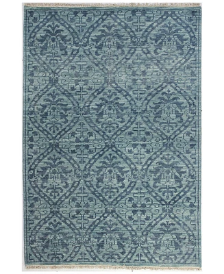 Bashian Carah Crh-107 Teal 5' x 7'6" Area Rug