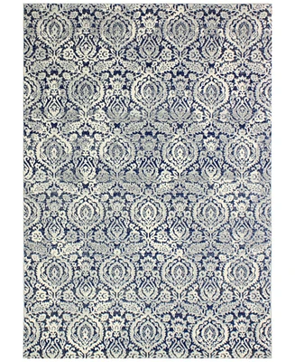 Closeout! Bashian Medley 5440A Dark Blue 5' x 7'6" Area Rug