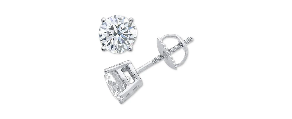 Diamond Stud Earrings (1/10 ct. t.w.) 10k Gold, White Gold or Rose