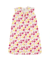 Luvable Friends Baby Girls Sleeveless Jersey Cotton Sleeping Bag, Sack, Blanket