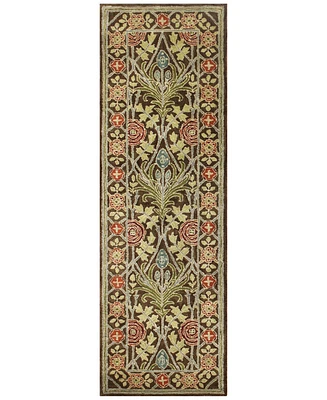 Bashian Dijay Djy-102 Chocolate 2'6" x 8' Runner Area Rug