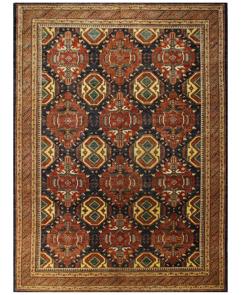 Bashian Pak Tribal 594946 Rust 8'11" x 12'3" Area Rug