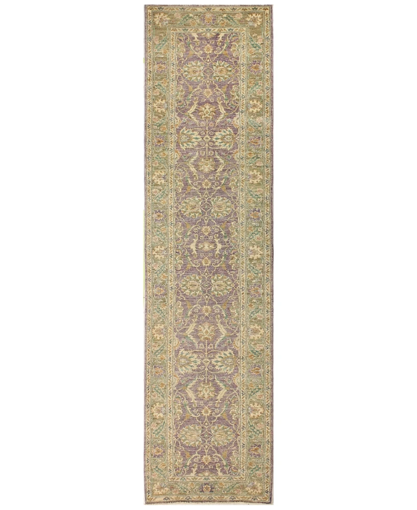 Bashian Mansehra 609025 Mauve 2'8" x 10'10" Runner Area Rug