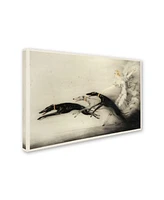 Vintage Apple Collection 'Art Deco Woman Greyhounds' Canvas Art - 32" x 22" x 2"