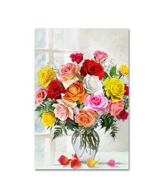 The Macneil Studio 'Roses' Canvas Art - 22" x 32"