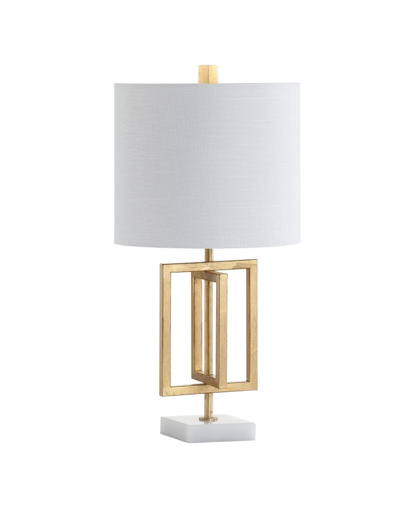 Jonathan Y Anya 20.25" Metal/Marble Led Table Lamp