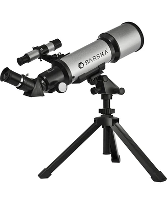 Barska 300 Power, 40070 Starwatcher Compact Refractor Telescope with Table Top Tripod Carrying Case