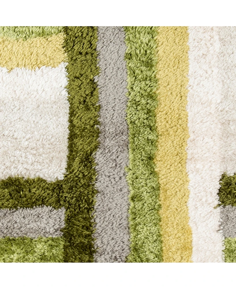 Novogratz Retro Ret-3 Green 3'6" x 5'6" Area Rug