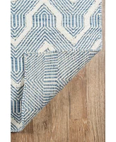Erin Gates Langdon Lgd-1 Prince Gray 3'9" x 5'9" Area Rug