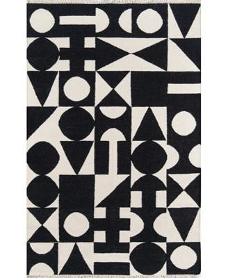 Novogratz Topanga Top 3 Black Area Rug Collection