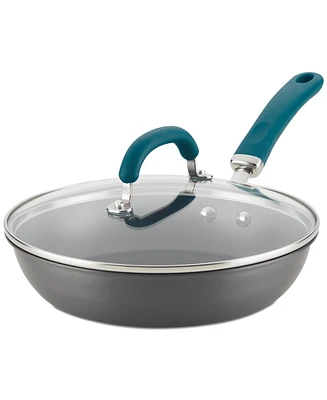 Rachael Ray Create Delicious Hard Anodized Aluminum Nonstick 10.25" Deep Skillet