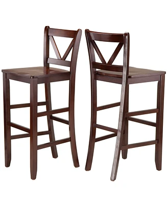 Victor 2-Piece 29" V Back Bar Stools