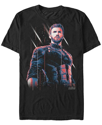 Marvel Men's Avengers Infinity War Captain America Strong Pose Short Sleeve T-Shirt