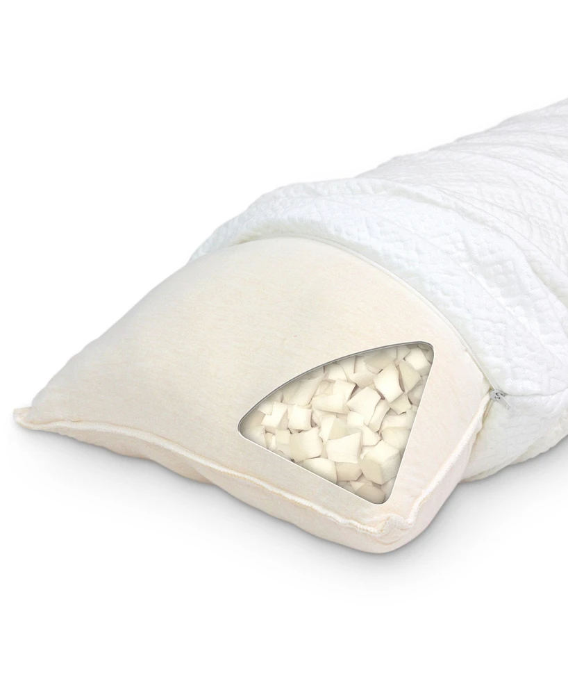 Rio Home Fashions Pure Rest Covered Memory Foam Body Pillow