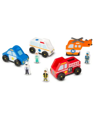 Melissa and Doug Emergency Vehicle Set