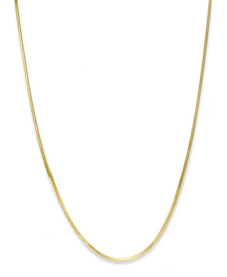 Giani Bernini 18K Gold over Sterling Silver Necklace, 16" Thin Snake Chain Necklace