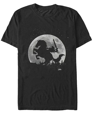 Nintendo Men's Legend of Zelda Night Rider Short Sleeve T-Shirt
