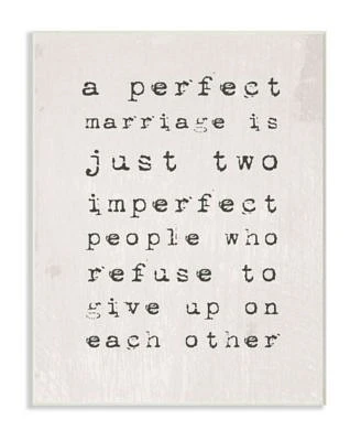 Stupell Industries A Perfect Marriage Wall Art Collection