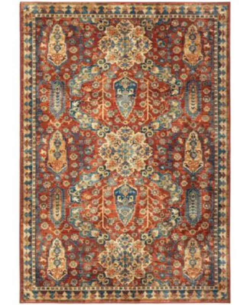 Closeout Alexandria Bombay Red Rug