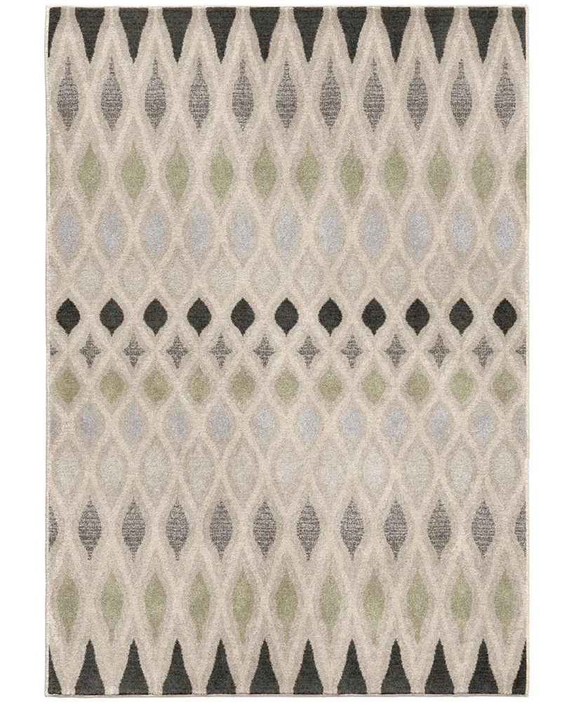 Closeout! Orian Riverstone Laveen Cloud Gray 5'3" x 7'6" Area Rug