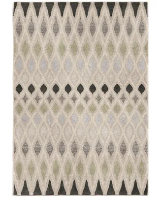 Closeout! Orian Riverstone Laveen Cloud Gray 5'3" x 7'6" Area Rug