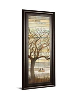 Classy Art And Then I Met You by Marla Rae Framed Print Wall Art - 18" x 42"