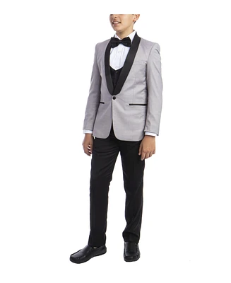 Perry Ellis Toddler Boy's 5-Piece Slim Fit Shawl Tuxedo Set