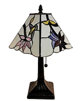 Amora Lighting Tiffany Style Mission Table Lamp