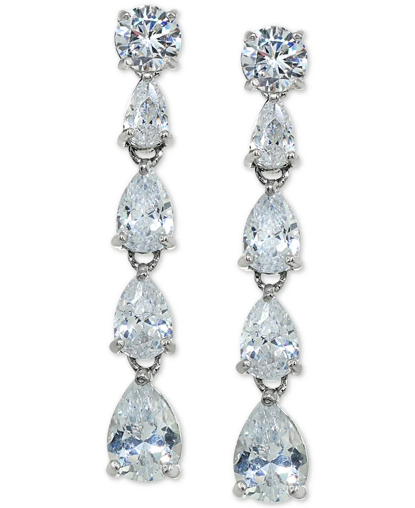 Giani Bernini Cubic Zirconia Drop Earrings Sterling Silver, Created for Macy's