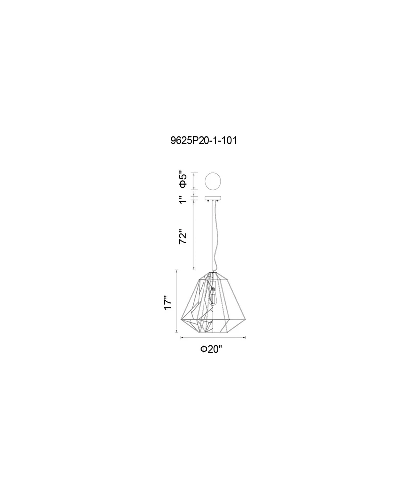Cwi Lighting Bagheera 1 Light Chandelier