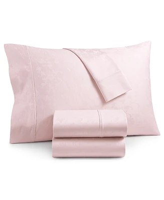 Aq Textiles Bergen House Floral Vine 1000 Thread Count 100% Certified Egyptian Cotton 4-Pc. Sheet Set, Full
