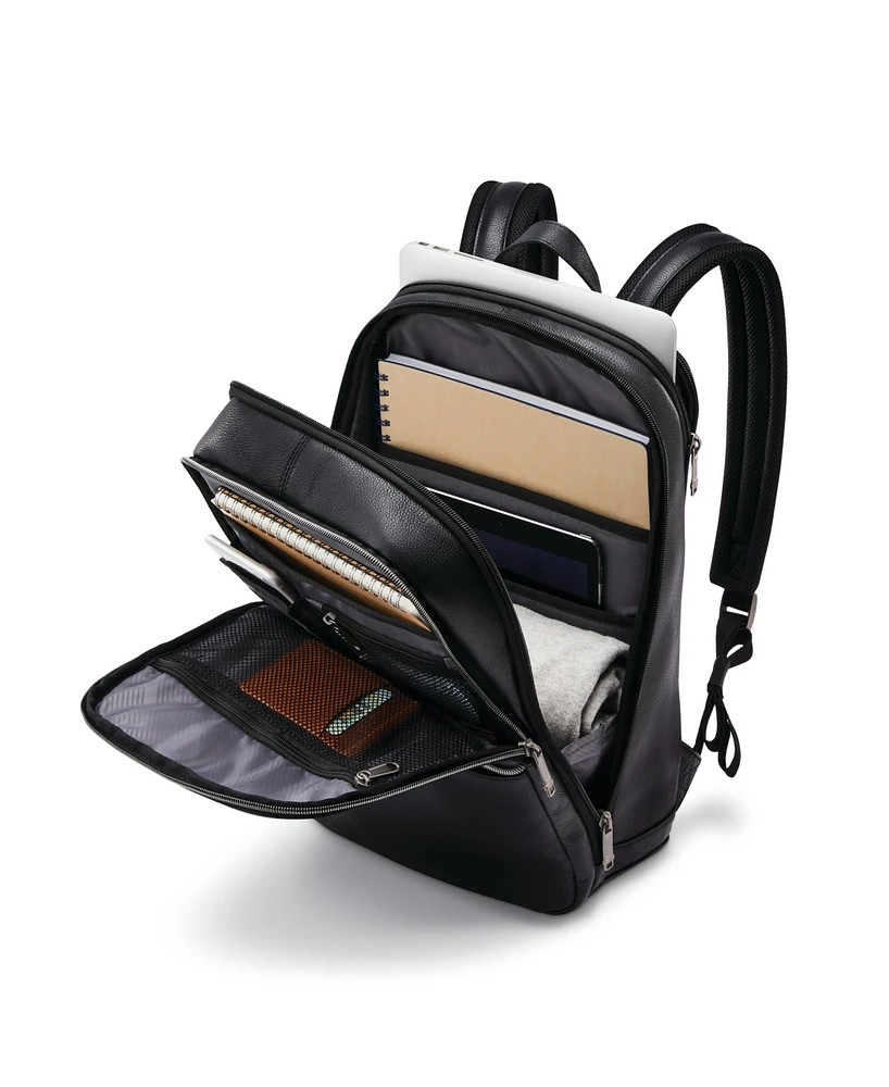 Samsonite Classic Leather Slim Backpack