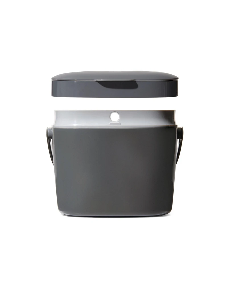 Oxo 1.75 Gallon Compost Bin, Charcoal