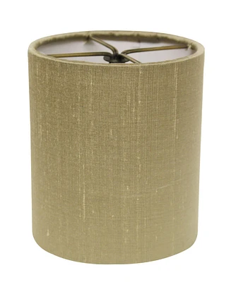 Cloth&Wire Slant Fancy Square Softback Lampshade with Bulb Clip
