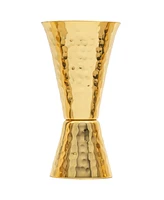 Prince of Scots 24K Gold Plate Hammered Solid Copper Jigger