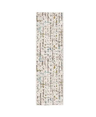 Closeout! Scott Living Expressions Wellspring Oyster 2'4" x 7'10" Runner Rug