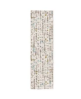 Closeout! Scott Living Expressions Wellspring Oyster 2'4" x 7'10" Runner Rug