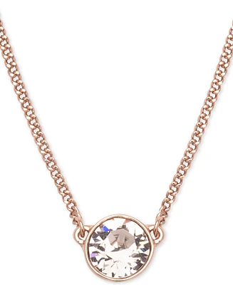 Givenchy, Crystal Pendant Necklace, 16" + 2" Extender
