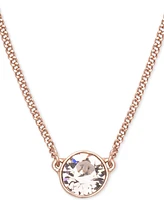 Givenchy, Crystal Pendant Necklace, 16" + 2" Extender