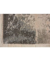 Long Street Looms Samuel SAM13 Ivory 5'3" x 7'3" Area Rug