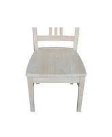 International Concepts Fanback Chairs, Set of 2