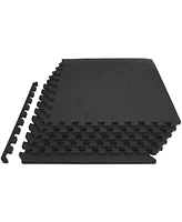 Exercise Puzzle Mat 3/4-in, 24 Sq Ft - 6 Tiles