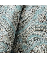 Southshore Fine Linens Classic Paisley 3-Pc. Quilt Set